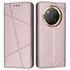 Wallet Case for Honor X60 Pro 5G/X9c 5G/Magic7 Lite 5G Line Imprinted Leather Stand Phone Cover with Wrist Strap