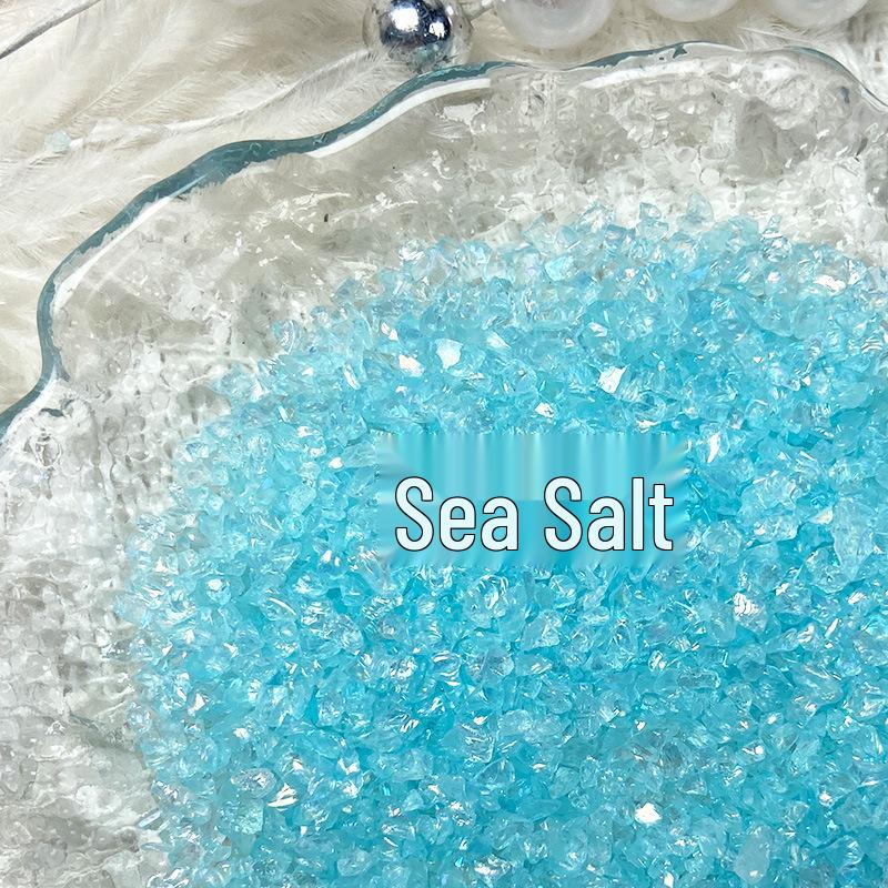 Handmade Iridescent Crushed Stone Nail Art Decorations