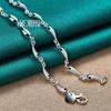 Water Drop Necklace Silver Gift Fashion Jewelry