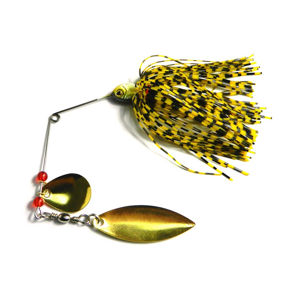 HENGJIA Fishing Lure 15g Metal Spinnerbait with Noise Maker