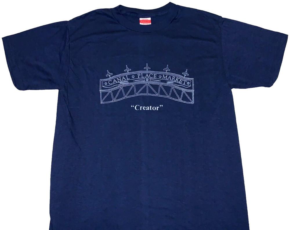 Rare! Vintage 1980s Canal Place Market Akron Ohio T-Shirt New! MED Single Stitch Unisex T-Shirt XXXXL