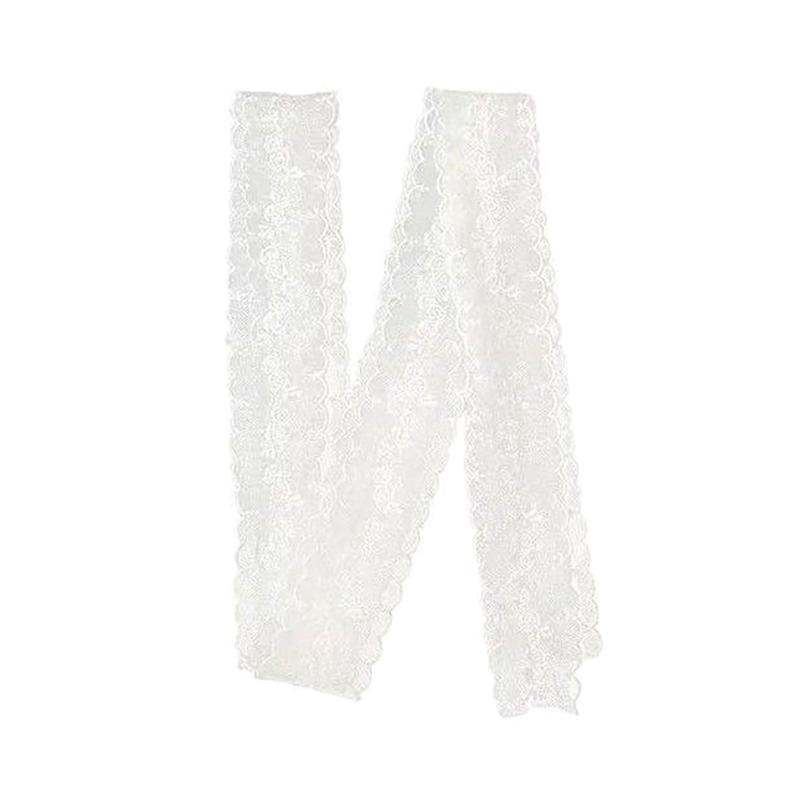 Elegant Lace Embroidery Ribbon Scarf Retro Headdress For Women Girls Sweet Princess Hair Accessories Long Lace Waistband Gifts