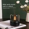 120ml Aromatherapy Humidifier Ultrasonic Humidifier with Creative Candlelight Design USB Air Humidifier for Sleep Aid Home Decor