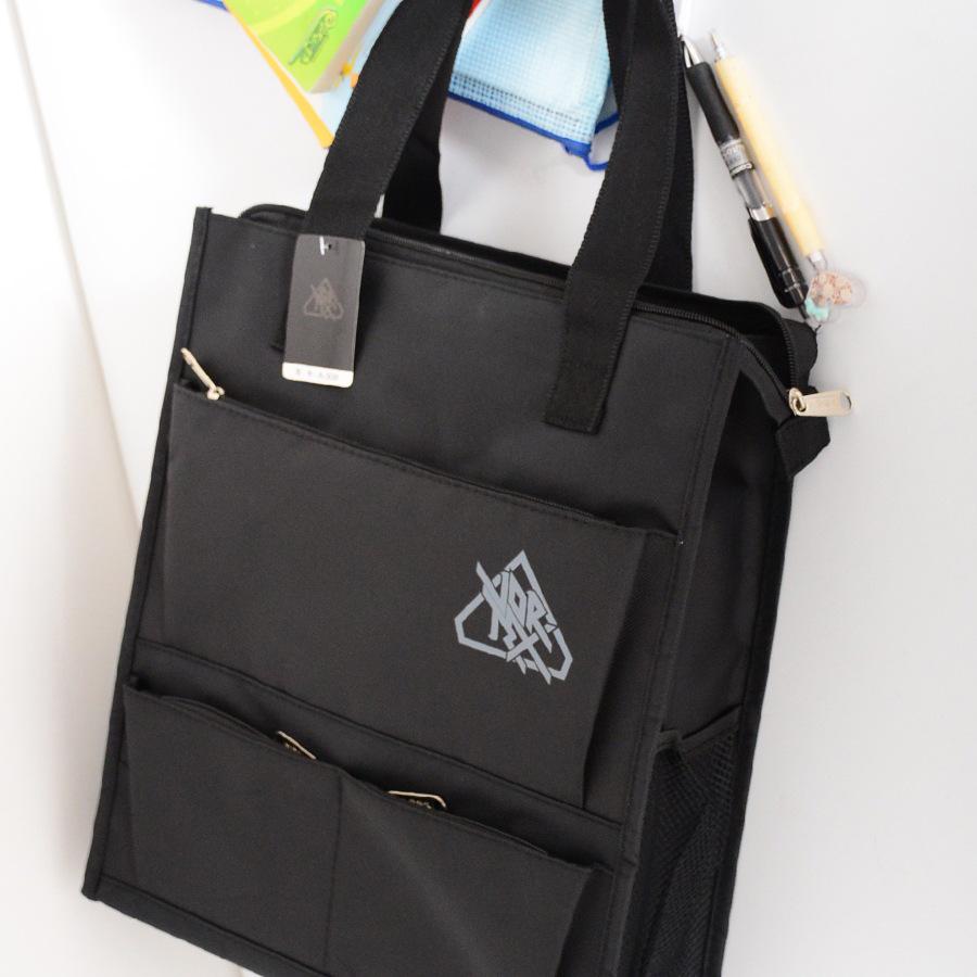 Orta ve Lise Erkekleri İçin Su Geçirmez Kanvas Büyük Kapasiteli Tote Çanta