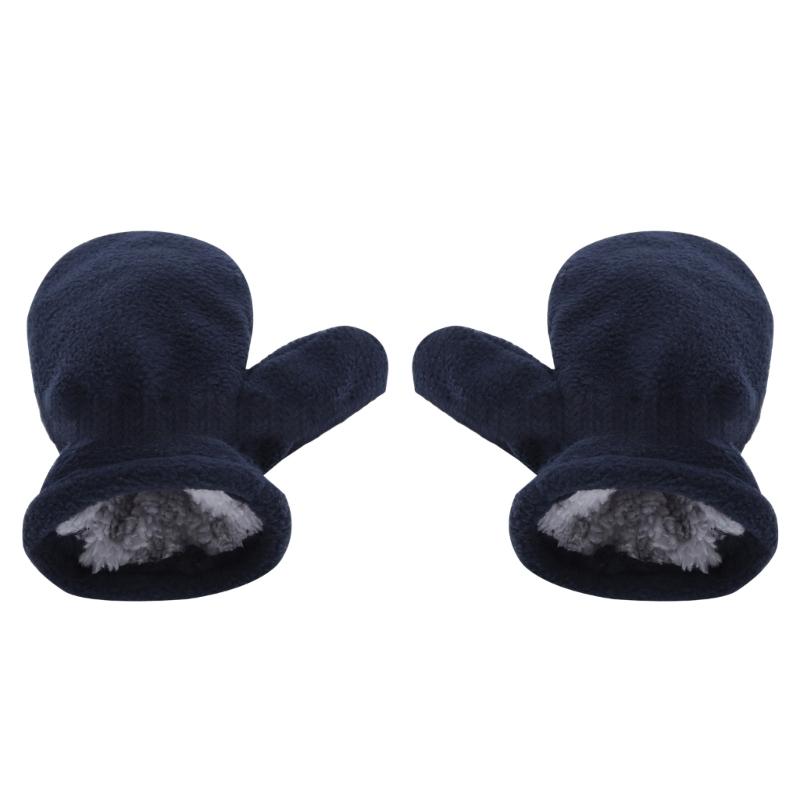 2-4Y Fleece Mitten Kids Winter Kids Mittens Plush Thick Warm Toddler Gloves Plush Gloves Mitts Kid Cycling Gloves