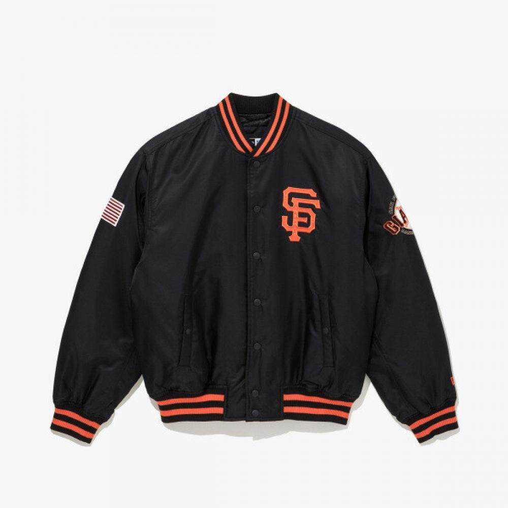 New Era Mlb Giants Authentic Stadium Jacket Black 14742059