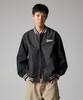 Dickies Wave Logo Denim Bomber Jacket Black Denim