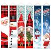 Christmas Couplets, Santa Claus, Snowman, Decoration, Oxford Cloth Couplets
