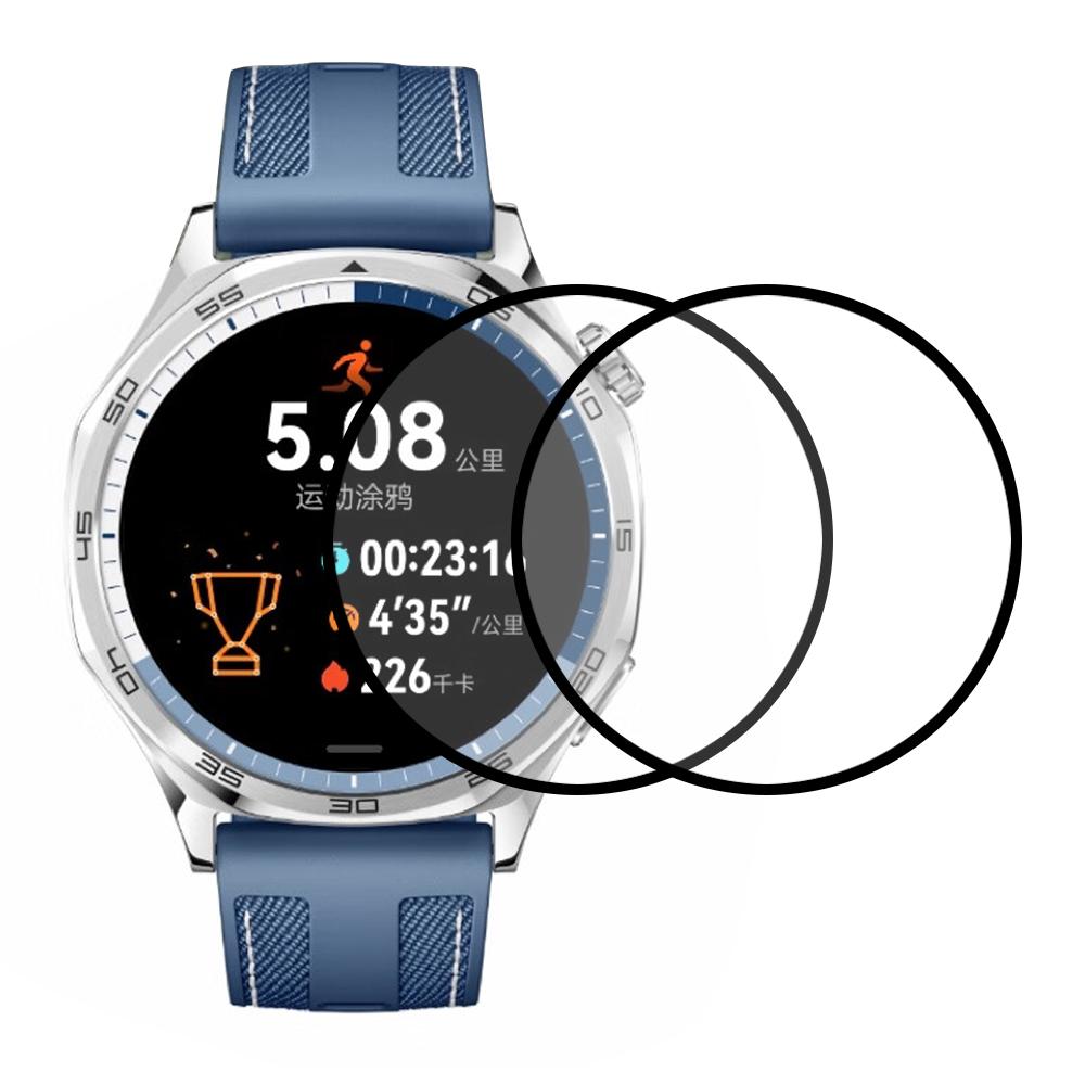 

2Pcs/Pack For Huawei Watch GT 5 41mm Watch Screen Protector HD Clear PMMA Film (Black Edge) A