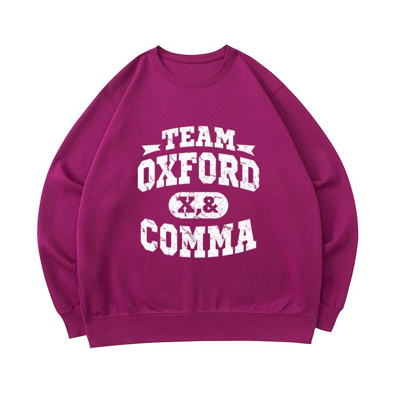 comma sweatshirt pink