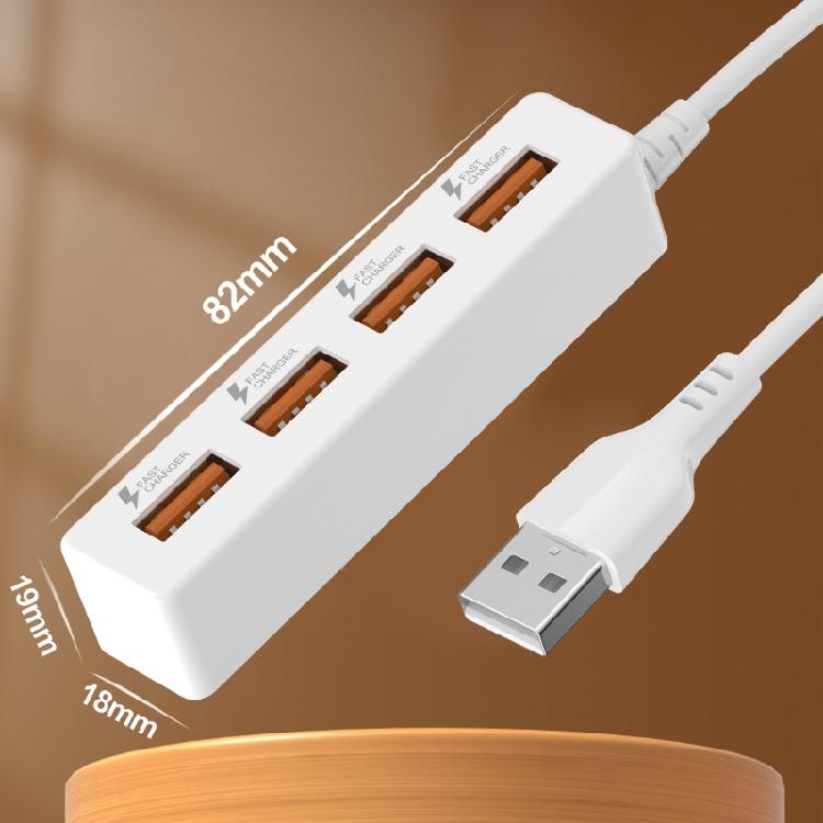 4 in 1 USB2.0 Splitter Cable for Charging USB Male to 4 USB2.0 Female Extender Cable Data Charging Split Adapter