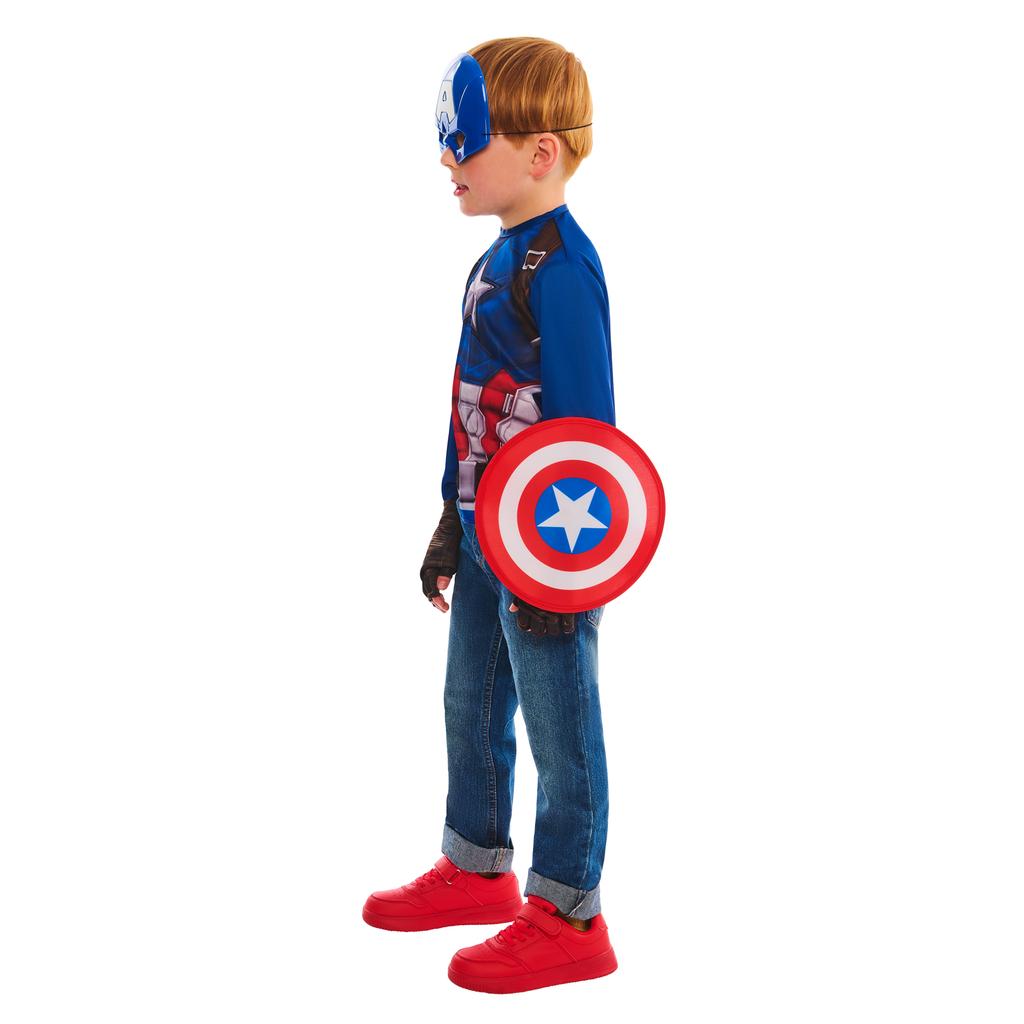 Captain America Childrens/Kids Costume Set