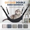 Adjustable Cat Bed Hammock with Breathable Velvet and Hanging Nest Toy