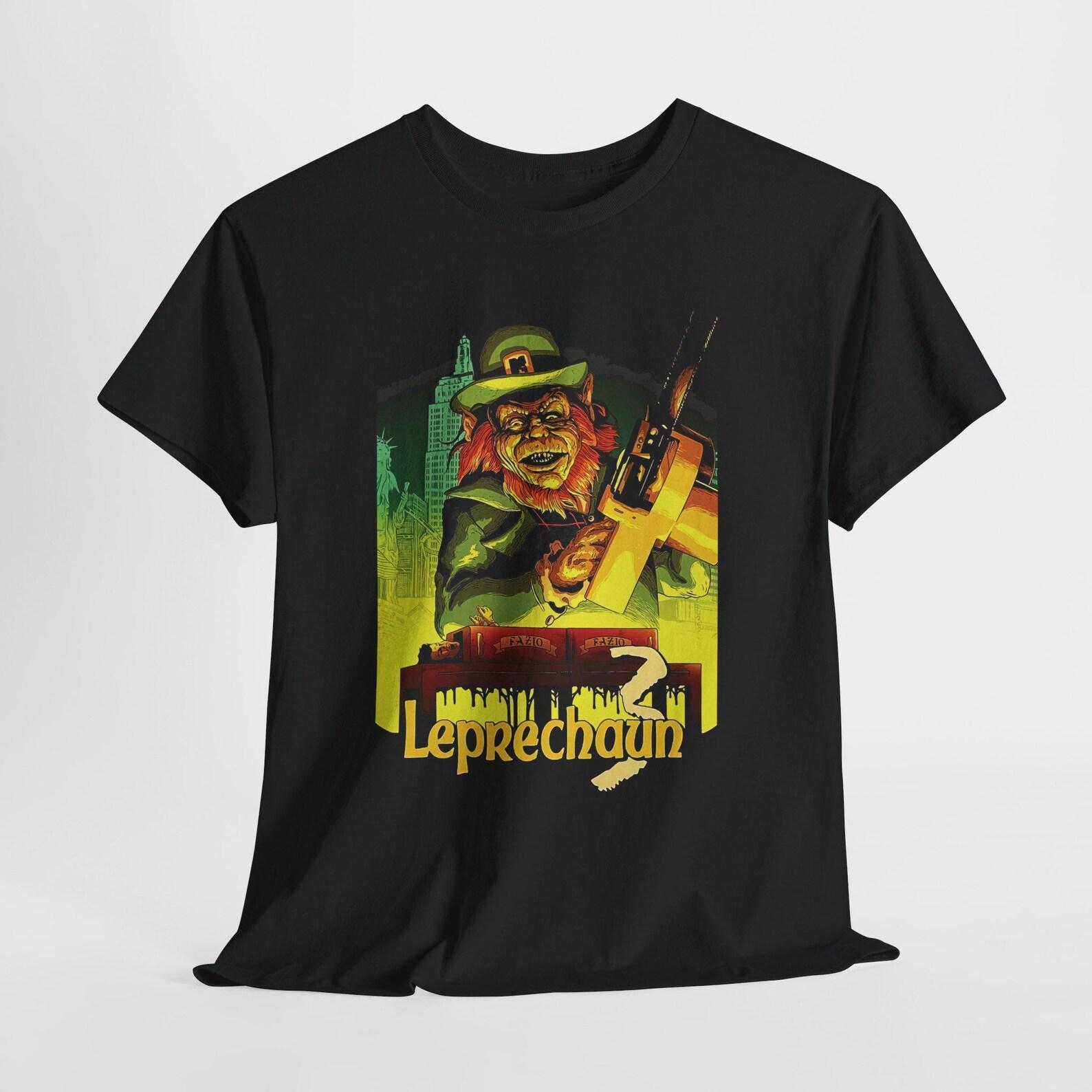 Leprechaun 3 Horror Movie Men s Navy Black Tees T-Shirt Size S-5XL 2XL