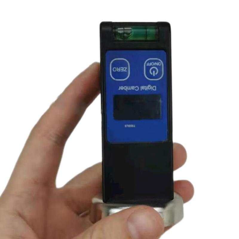 Digitaler Sturz- und Spureinstellwerkzeug Magnetische Basis Präzisions-LCD-Display Radspurwerkzeug Universelles Nachlauf- und Sturzmessgerät