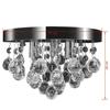 VidaXL Lustre Plafonnier Contemporain Cristal Lampe Lampe Suspendue Eclairage 240688