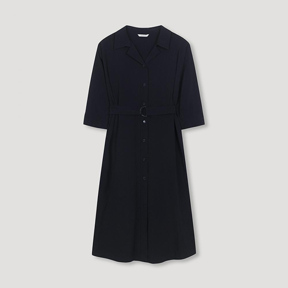 

She S miSS Open Collar Shirt dreSS Swwopn22080 Dn DARK NAVY/77