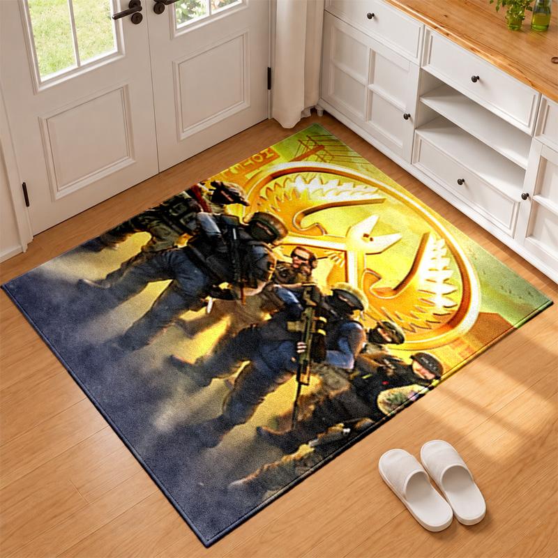 CS go Carpet Door Mat for Living Room or Bedroom Protective Mat Under Chair Office Decoration Christmas Gift Birthday Present