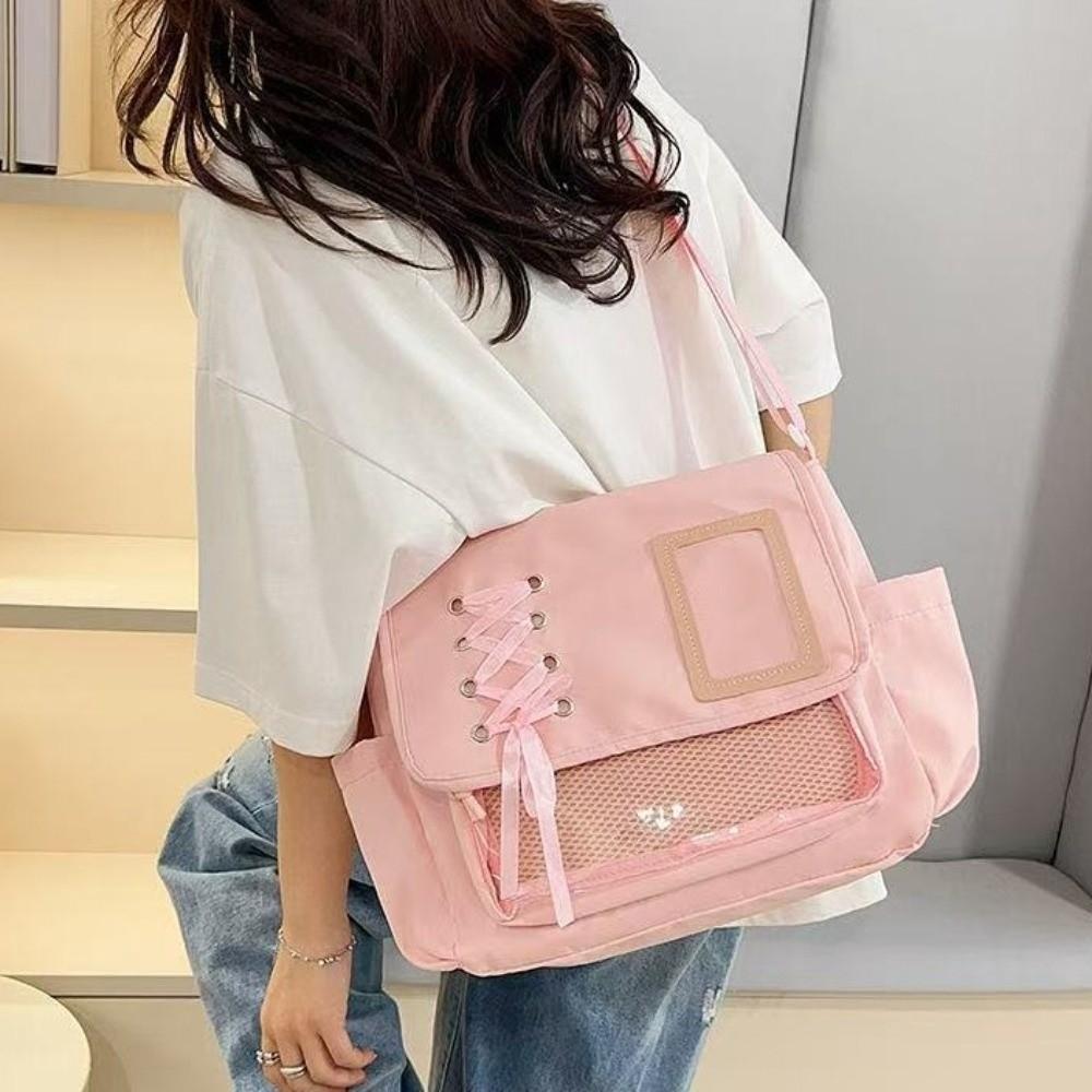 Lightweight Y2K Ulzzang Ita Bag Large Capacity Messenger Handbag JK Uniform