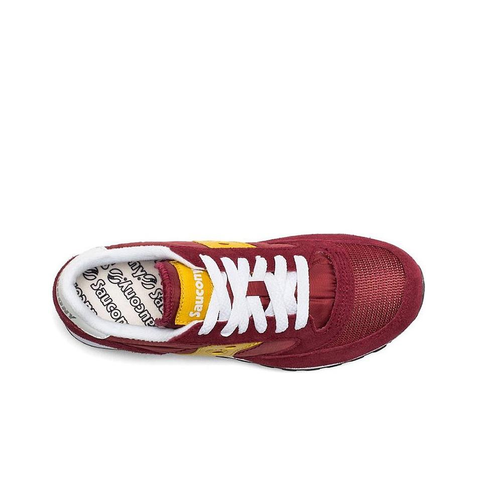 Saucony Jazz Original Unisex Burgundy Low Top Retro Lifestyle Sneakers S60368-94