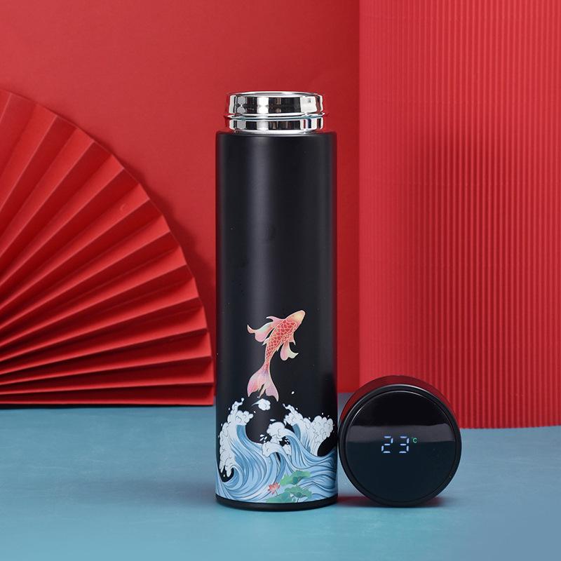Gift Stainless Steel Smart Insulated Mug Double Vacuum Straight Mug Gift Mugs