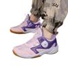 Real carbon board professional badminton shoes magic buckle children's non-slip mesh classmates breathable sports shoes boys and girls