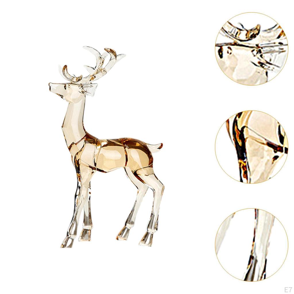 Acryl-Tierfigur Hirsch-Ornament für die Tischanzeige im Büro