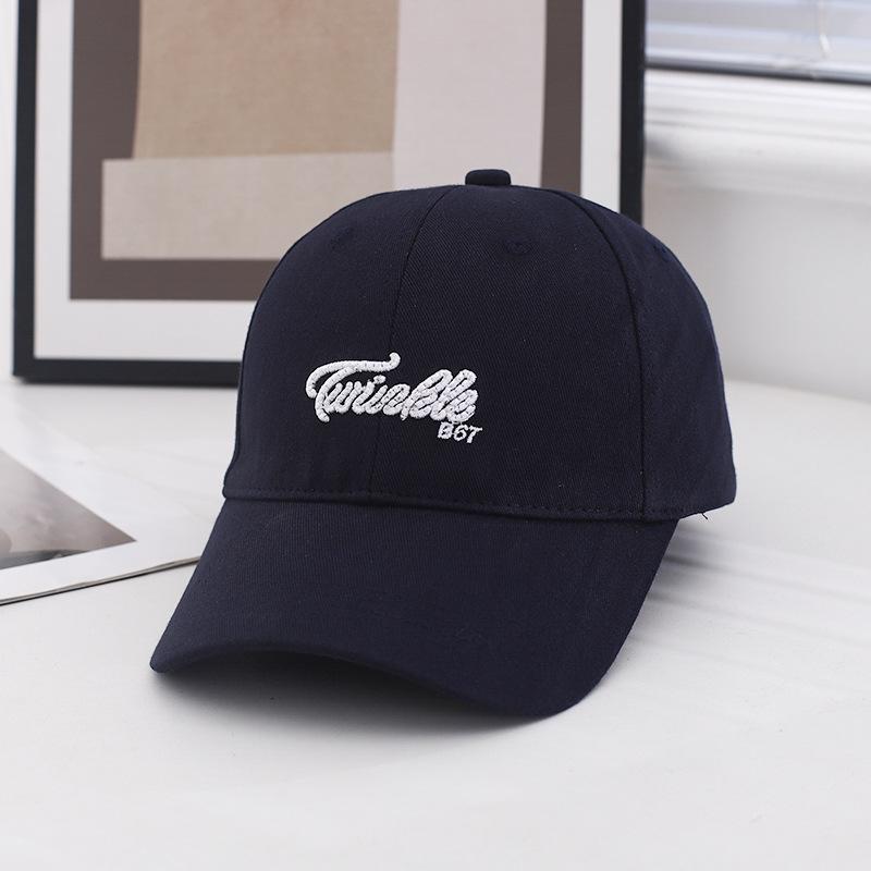 Embroidery Letter Baseball Cap Women'S Spring Summer Versatile Cap Men'S Casual Versatile Outdoor Hat