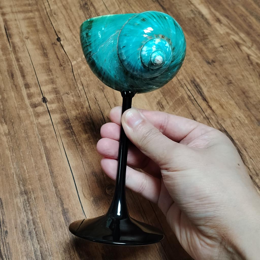 Přírodní lastura Sklenice na víno Ručně vyráběné Svatební skleničky Sklenice na Martini Pohár Koktejl Nádobí na pití Nádobí na sklenici Dárky