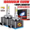 D1S D3S D2S LED CANBUS Headlight 1500W Bulbs Super Bright D4S D1R D3R D2R D4R D8S Xenon Lights for Car 6000K Automobile Lamps