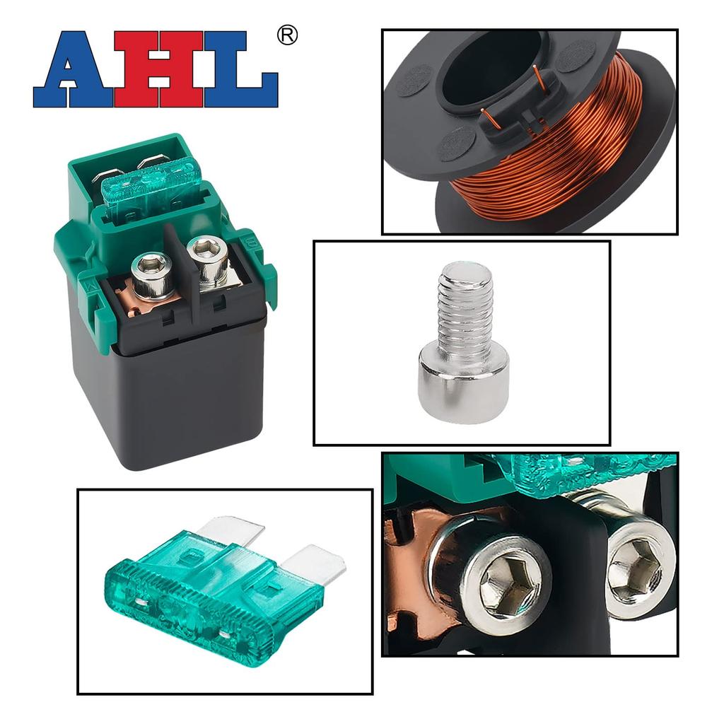 AHL Motorcycle Starter Relay Solenoid Honda VF750C Magna 1994-2003 27010-1327 27010-1446 27010-1380