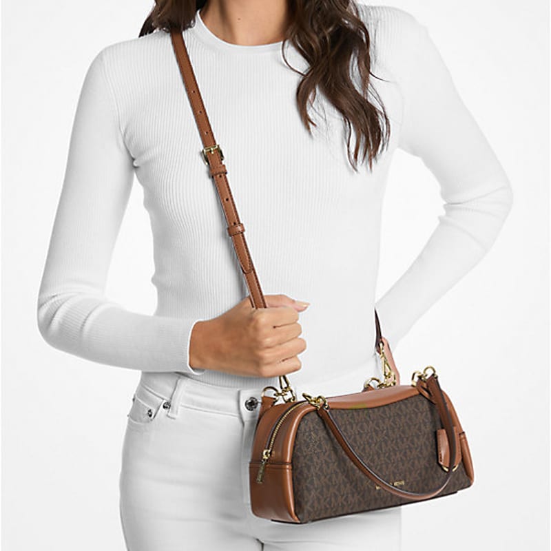 MICHAEL KORS Cecily Artificial Leather Shoulder Bag Small Women's Brown 35F5G8CL1B-BROWN