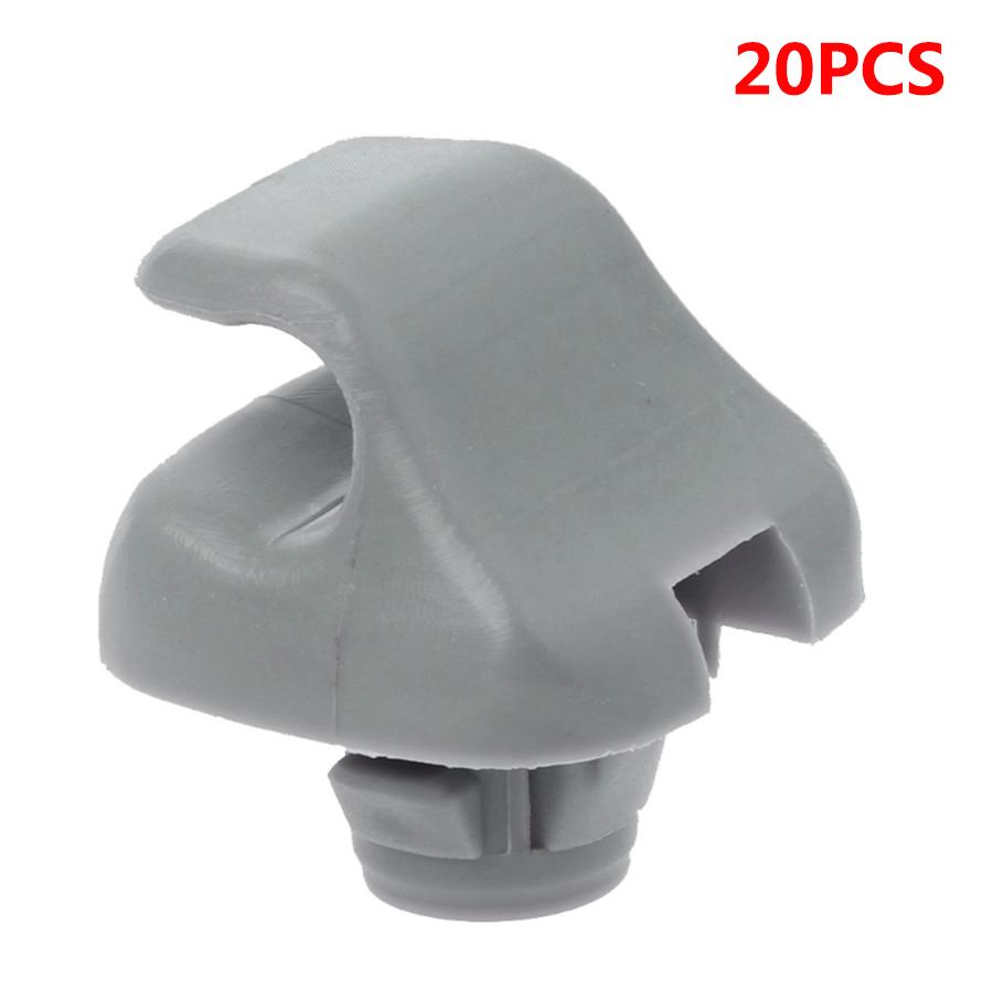 20PCS Sunvisor Holder Clip Clear Gray For Honda Civic CR-V For Accord Civic Visor 88217-S04-003ZA