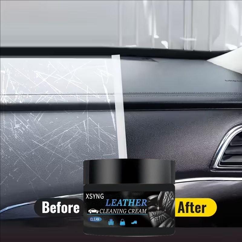 

Professional Auto Leather Care Cream - Interior Cleaner, Conditioner & Restorer For Car Seats, Dashboard, Steering Wheel 5G