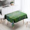Natuurlandschap Kleurrijk Bloemen Tafelkleed Vlekbestendig Waterdicht Rechthoekig Keuken Eettafel Woondecoratie