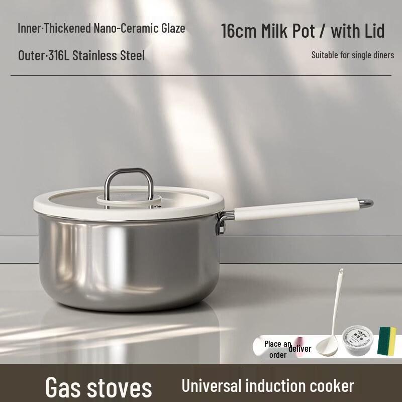 Yingtang Ceramic Non-Stick Baby Food & Milk Pot