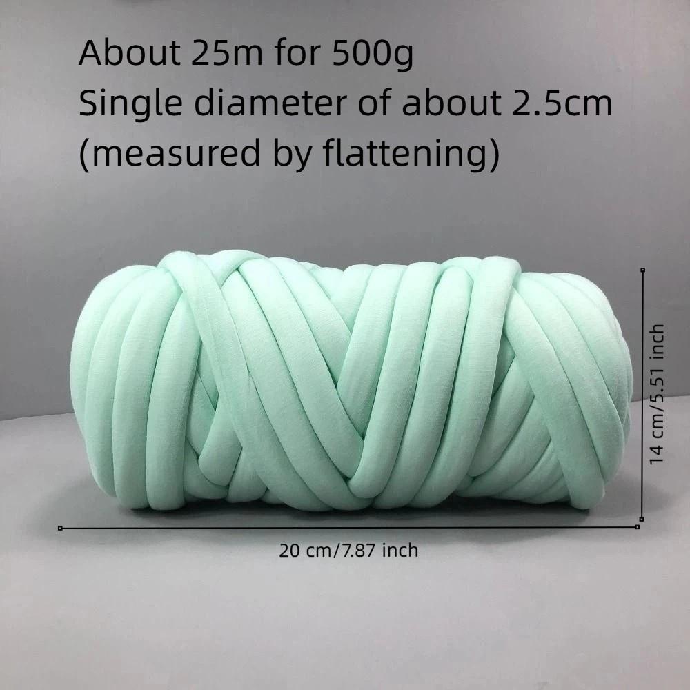 2.5cm Chunky Yarn Super Velvet Bulky Yarn Easy Projects Tube Yarn Pet Beds