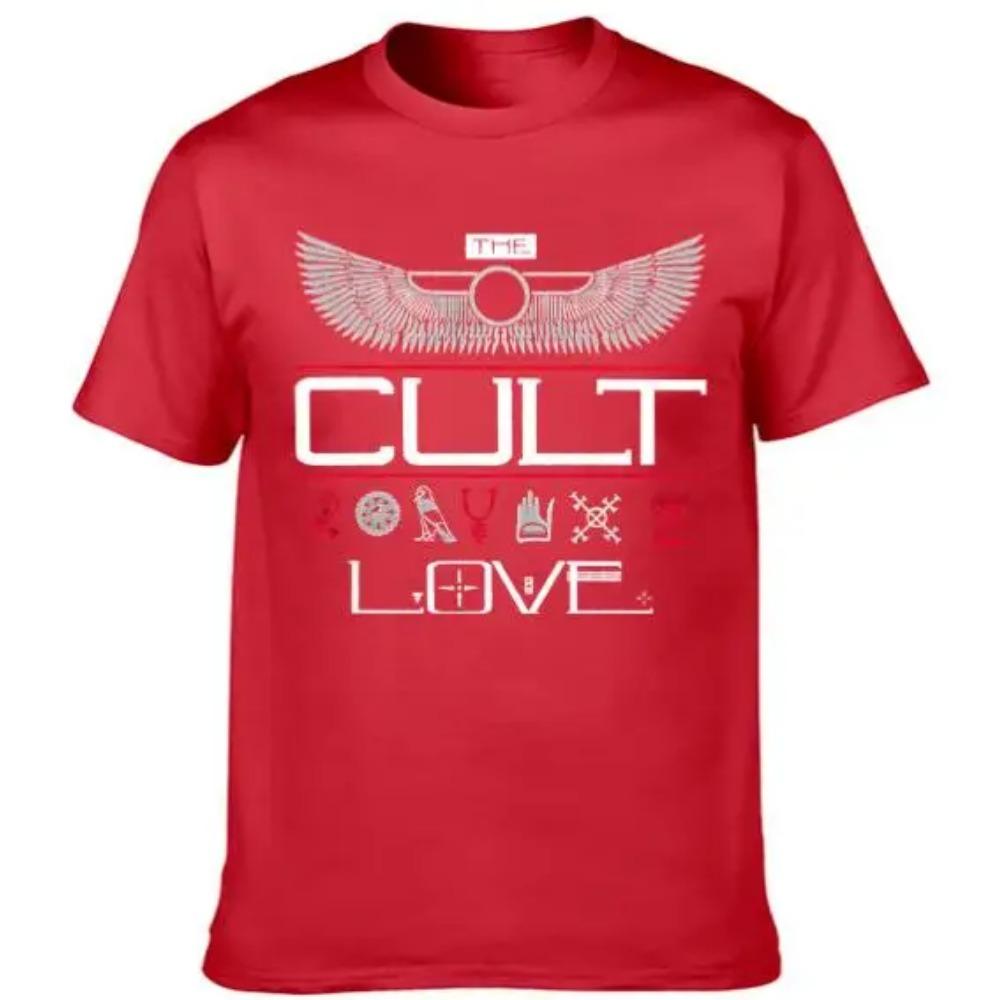 Cult Love T-Shirt Kombinieren Sie Spaß-Print-Shirt Herren- und Damen-Kurzarm-T-Shirts Harajuku