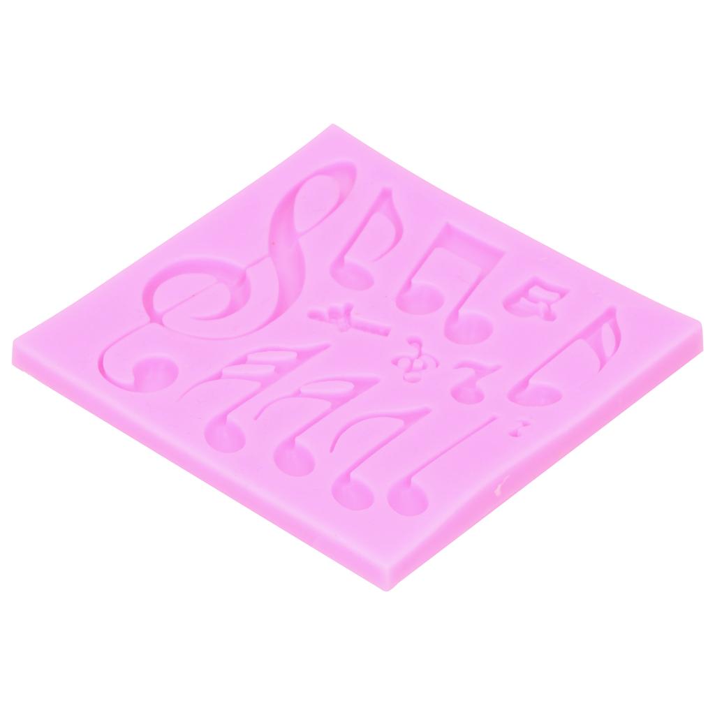 DIY Silicone Mold 13‑Cavity Musical Note Cake Chocolate Soap Aromatherapy for Ultralight Clay