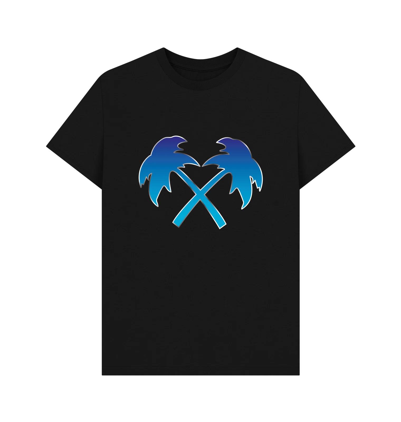 PREMIUM OFFICIAL Trainer Spotter Trainer Spotter Fade Cross Palms Black T-Shirt 2XL