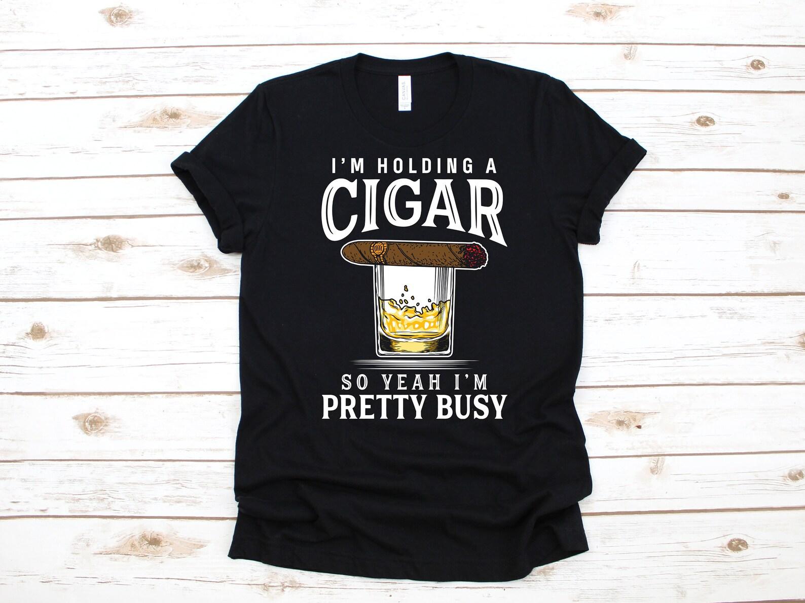 Funny Cigars Whiskey T-Shirt, Cigar Smoker Gift, Scotch Drinker,T-shirt, T-shirt, T-shirt, Tank Top 3XL