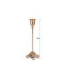 European Retro Luxury Candle Holder, Creative Nordic Iron Art Trumpet Bell Design