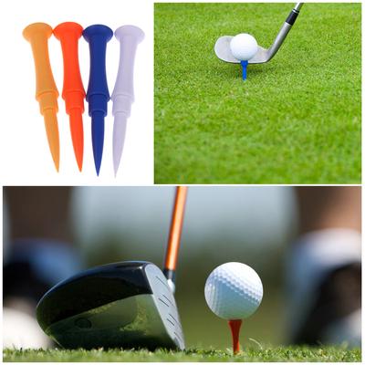 50Pcs Plastic Golf Tees Golf Ball Nails Tees 3 Section Golf Training Ball Tee Golf Ball Holder Tees Golf Accessories