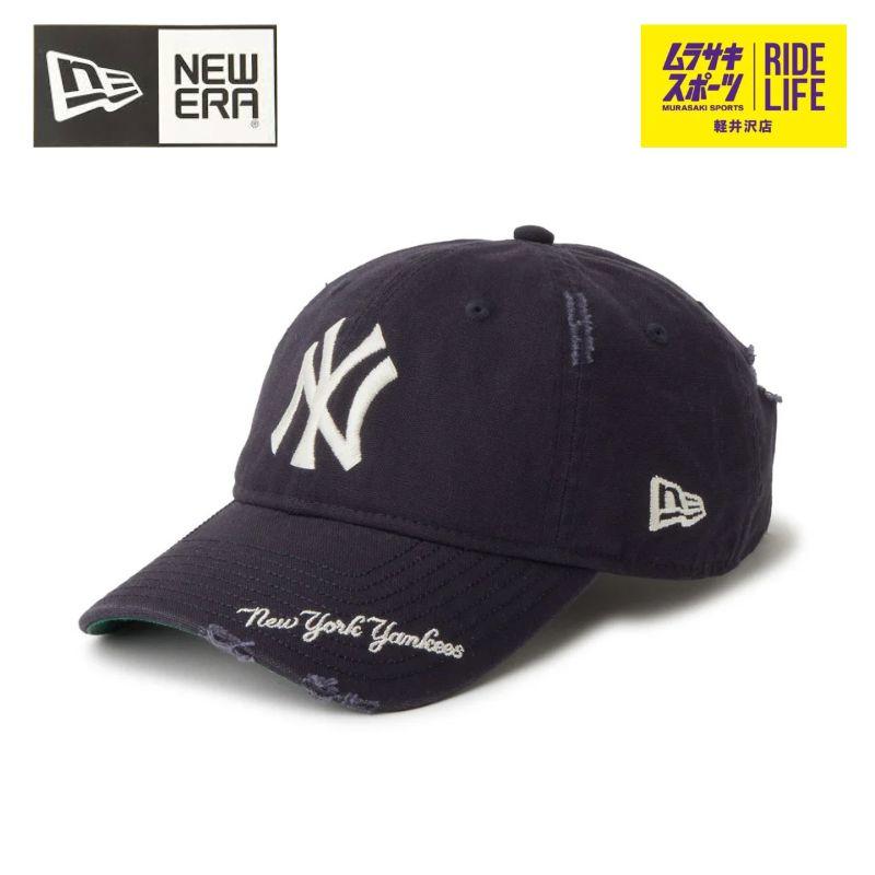 Used NEW ERA New Era Cap 9TWENTY MLB Visor Logo Damaged New York Yankees Navy 14745044 Men Women [Muraspo Official]