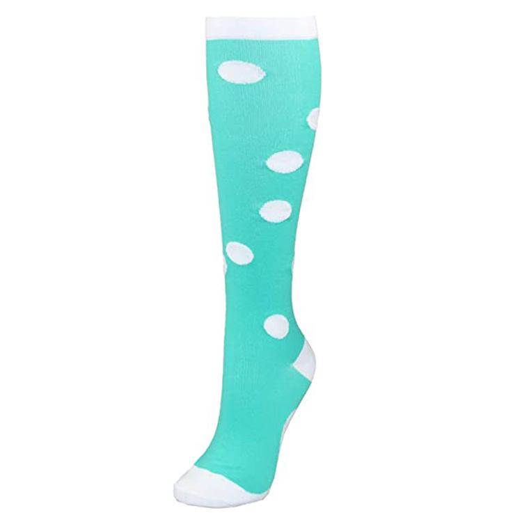 Unisex Outdoor Compression Sports Socks: Elastic, Knee-High, for Cycling & Fitness