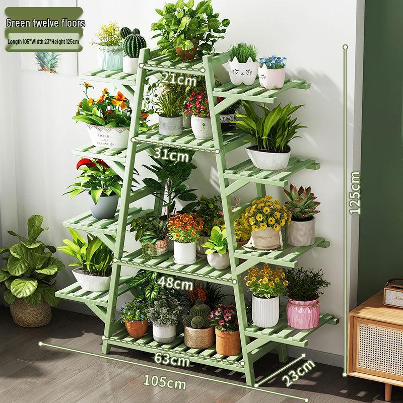 Multi-Layer Indoor Flower and Plant Rack for Balcony and Living Room