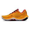 Under Armour Spawn 4 Round Toe Lace-Up Shock Absorbing Non-Slip Wear-Resistant Low-Top Basketball Shoes Men Sneaker Yellow Orange 3024971-800