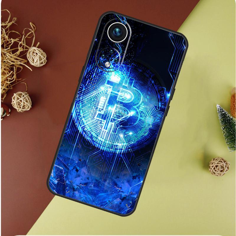 Bitcoin BTC Case For Honor Magic 7 5 6 Pro Honor 200 Pro 50 70 90 Lite X9b X9a X8b X8a X8 X9 X9c Cover