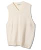 Polygram V-Neck Wool Knit Vest - 4 Colors