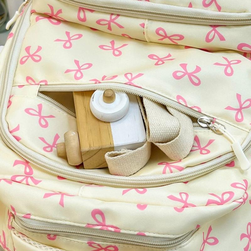 Nadruk kokardki 3 szt. Dziewczęce plecaki do szkoły podstawowej Plecak o dużej pojemności dla uczniów szkół średnich Piórnik Torba na ramię Plecak studencki do klasy